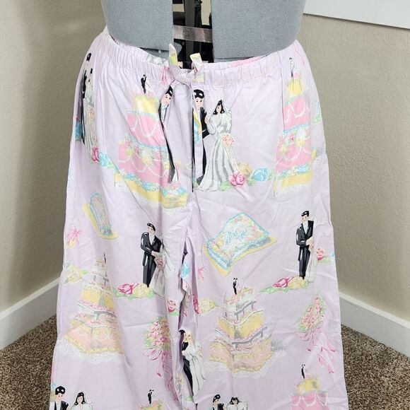 Nick & Nora Love & Marriage Pajamas Plus Size 3X NWOT 90's Y2K 2000's - Picture 9 of 15